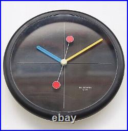 1980s Post Modern / Memphis Vintage Junghans Wall Clock Midcentury Retro Kitsch