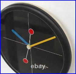 1980s Post Modern / Memphis Vintage Junghans Wall Clock Midcentury Retro Kitsch