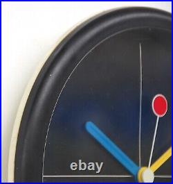 1980s Post Modern / Memphis Vintage Junghans Wall Clock Midcentury Retro Kitsch