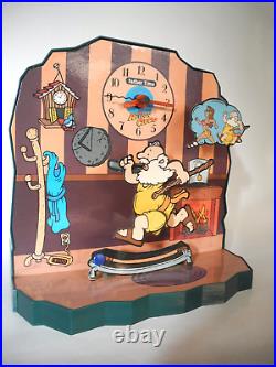 1990s Animated 3D Clock Father Time VTG- Sex Novelty Gift Funny Quirky Naughty