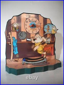 1990s Animated 3D Clock Father Time VTG- Sex Novelty Gift Funny Quirky Naughty