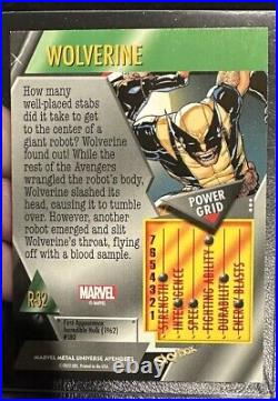 2024 Marvel Metal Universe Avengers Retro Wolverine R-32