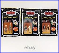 3 Star Wars Retro Collection ESB Bounty Hunter 2-Packs Boba Boskk IG88 4LOM Zuck