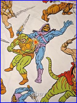 70 x 48 Mattel 1983 He-Man Masters of the Universe Vintage Retro Fabric