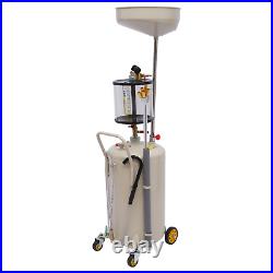 80L Workshop Garage Portable Waste Oil Drainer tank Extractor mobile Collection