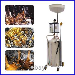 80L Workshop Garage Portable Waste Oil Drainer tank Extractor mobile Collection