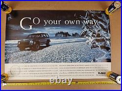 8x Original Jeep Cherokee Advertising Posters Automobilia Car 1990s 90s Retro