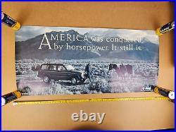 8x Original Jeep Cherokee Advertising Posters Automobilia Car 1990s 90s Retro