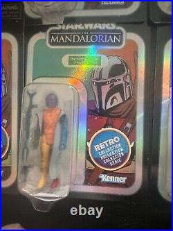 ALL 6 x Star Wars MANDALORIAN 3.75 Prototype Retro Collection Figures FULL SET