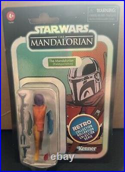 ALL 6 x Star Wars MANDALORIAN 3.75 Prototype Retro Collection Figures FULL SET