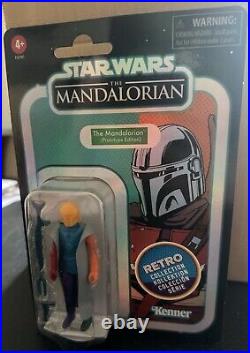 ALL 6 x Star Wars MANDALORIAN 3.75 Prototype Retro Collection Figures FULL SET