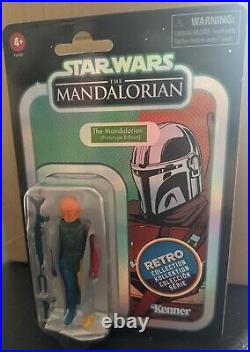 ALL 6 x Star Wars MANDALORIAN 3.75 Prototype Retro Collection Figures FULL SET