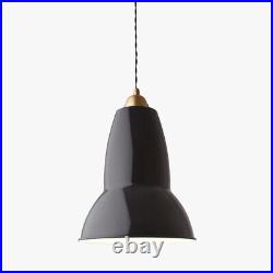 Anglepoise Original 1227 Brass Maxi Pendant Jet Black RRP £209