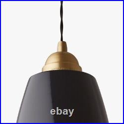 Anglepoise Original 1227 Brass Maxi Pendant Jet Black RRP £209