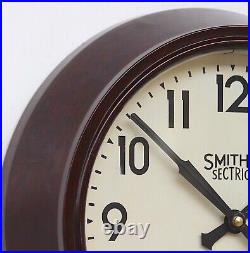 BRITISH 1950s SMITHS Midcentury Vintage Industrial Factory Bakelite Wall Clock