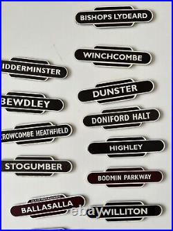 British Railway Stations- Totem Fridge Magnets 44