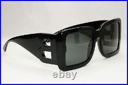 Bvrberry Sunglasses Oversized Black Large Square Classic Logo B 4312 3001/87 NEW