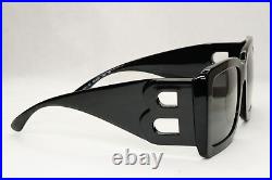 Bvrberry Sunglasses Oversized Black Large Square Classic Logo B 4312 3001/87 NEW