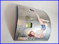 Captain Hat WW2 Nose Art on CRJ200 Aircraft Skin Pin-Up Vintage Retro