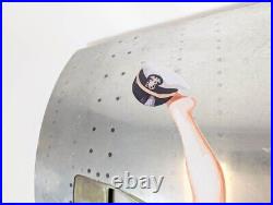 Captain Hat WW2 Nose Art on CRJ200 Aircraft Skin Pin-Up Vintage Retro