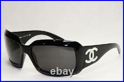 Chanel Sunglasses Mother of Pearl 2006 Vintage Retro Black 5076-H c501/87 120124