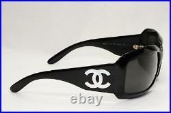 Chanel Sunglasses Mother of Pearl 2006 Vintage Retro Black 5076-H c501/87 120124