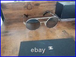 Chanel Sunglasses Retro Mirrored Metal 4232 c. 124/6G 53x21x140 Lagerfeld Design