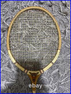 Dunlop Maxply under 5 Wooden Steel Badminton Racket 5 Vintage Retro collectible