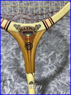 Dunlop Maxply under 5 Wooden Steel Badminton Racket 5 Vintage Retro collectible