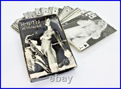 Erotic playing cards, naked women. Very old. Models. Vintage full deck 36 pcs