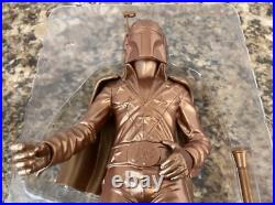 Evel Fett Bronze Metallic Sculpture Art Toy by Retro Outlaw