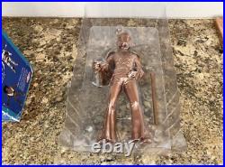 Evel Fett Bronze Metallic Sculpture Art Toy by Retro Outlaw