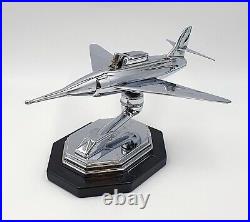 Fabulous 1950s Chrome Jet Aeroplane Desk Lighter Airplane lighter Very retro