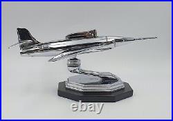 Fabulous 1950s Chrome Jet Aeroplane Desk Lighter Airplane lighter Very retro