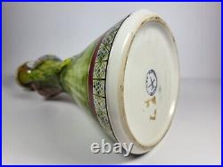 Fantastic Retro Iden Pottery Ceramic Medieval Lady Design Candle Stick Ornament