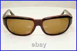 Gianni Versace 1996 Mens Vintage Brown Gold Medusa Sunglasses MOD 412/A COL 900