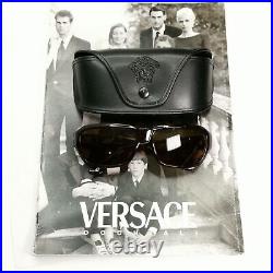 Gianni Versace 1996 Sunglasses Vintage Gold Brown Retro MOD 412/A COL 900 151222