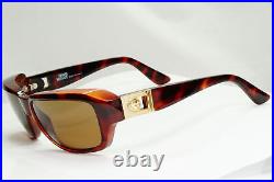 Gianni Versace 1996 Sunglasses Vintage Gold Brown Retro MOD 412/A COL 900 151222