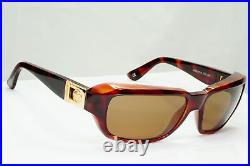 Gianni Versace 1996 Sunglasses Vintage Gold Brown Retro MOD 412/A COL 900 151222