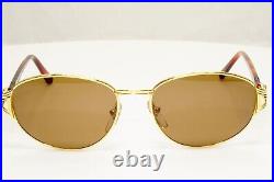 Gianni Versace Sunglasses 1995 Vintage Gold Medusa Brown Retro MOD G28 COL 19L