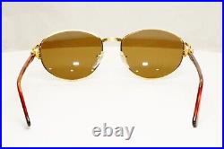 Gianni Versace Sunglasses 1995 Vintage Gold Medusa Brown Retro MOD G28 COL 19L