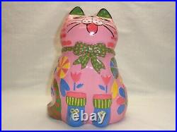 Groovy Kitschy Cat Statue Mod Pop Art Cool Retro Revival Decor Kitsch Kitty