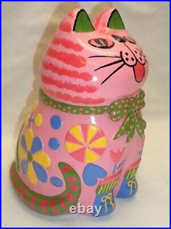 Groovy Kitschy Cat Statue Mod Pop Art Cool Retro Revival Decor Kitsch Kitty