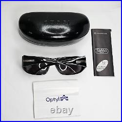 Gucci Sunglasses 1997 Black Vintage Wrap Retro Square GG 1430/N/S 584 130124