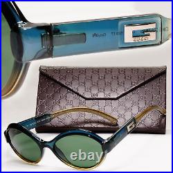 Gucci Sunglasses 1997 Vintage Green Transparent Retro GG 2476/S G9H 131223