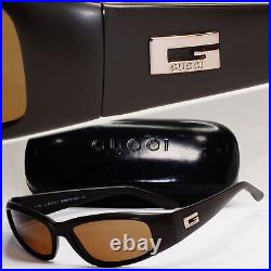 Gucci Sunglasses 1998 Vintage Dark Brown Wrap Retro GG 1178/S 8VC 130224