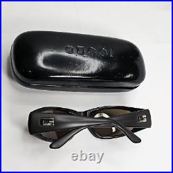 Gucci Sunglasses 1998 Vintage Dark Brown Wrap Retro GG 1178/S 8VC 130224