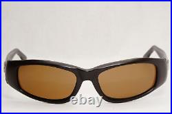 Gucci Sunglasses 1998 Vintage Dark Brown Wrap Retro GG 1178/S 8VC 130224