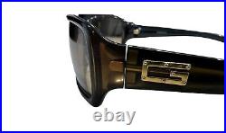 Gucci Sunglasses 1999 Vintage Black Rectangle Wrap Retro GG 2515/S 584 191223