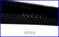 Gucci Sunglasses 1999 Vintage Black Rectangle Wrap Retro GG 2515/S 584 191223